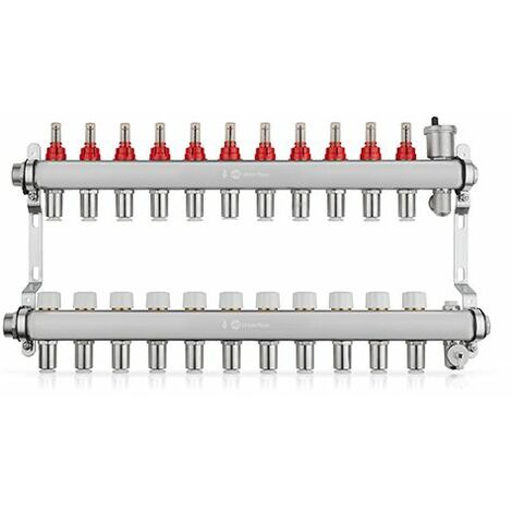 John Guest Speedfit 11 Port Manifold Stainless Steel (15mm Connections)