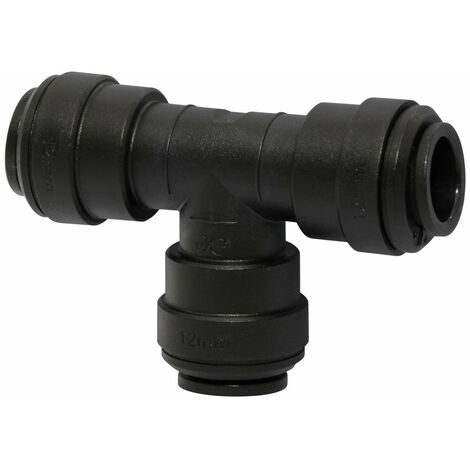John Guest Speedfit 12mm Union Tee - Pm0212E (Pack Of 10) (1/3)