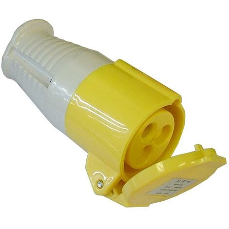 Faithfull Power Plus EZ54 Yellow Socket 16A 110V FPPCOUP110 (1/3)