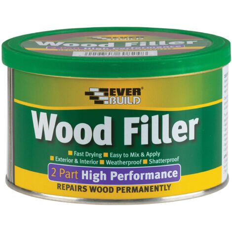 Everbuild 2PRED05 2-Part High-Performance Wood Filler Redwood 500g EVB2PRED05