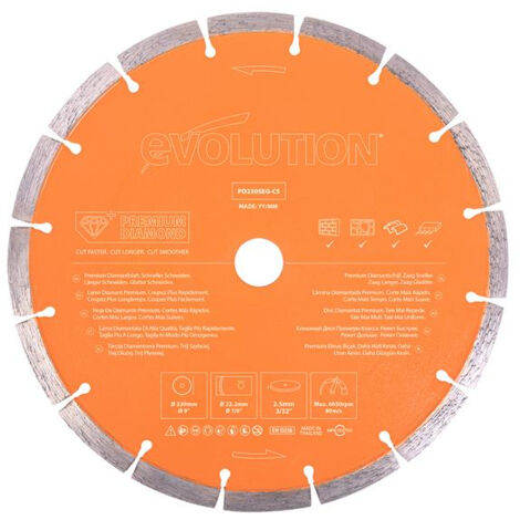 Evolution Diamond Disc Cutter Blade 230mm