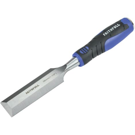 Faithfull Soft Grip Bevel Edge Chisel 38mm 1.1/2in FAIWCSG38