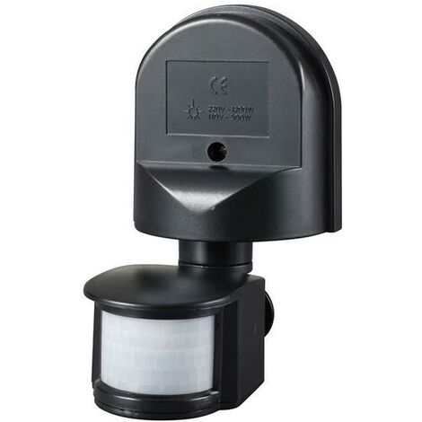Meridian Lighting PIR180BLK Wall Mounted PIR Motion Detector Black MDNPIR180B (1/3)