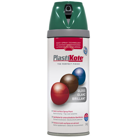 PlastiKote 440.0021109.076 Twist & Spray Gloss Lawn Green 400ml PKT21109