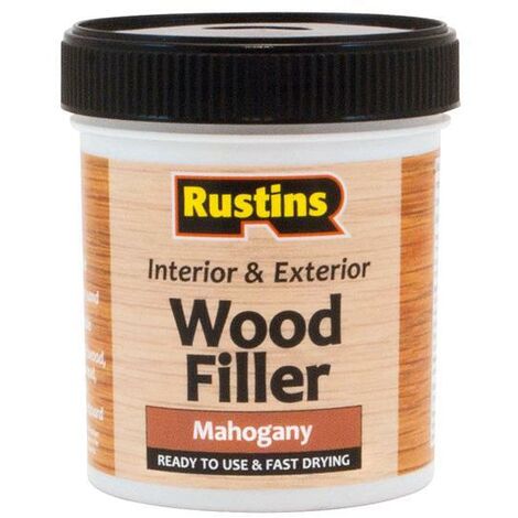 Rustins AWOOM250 Acrylic Wood Filler Mahogany 250ml RUSQDWFM250