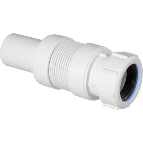 McAlpine MINIFLEX-4 1.25" universal compression connection x 1.25 " plain spigot Short Miniflex Flexible Connectors (1/4)