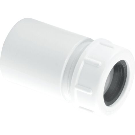 McAlpine R16 1.25" x 19/23mm Reducer in ABS White (1/5)