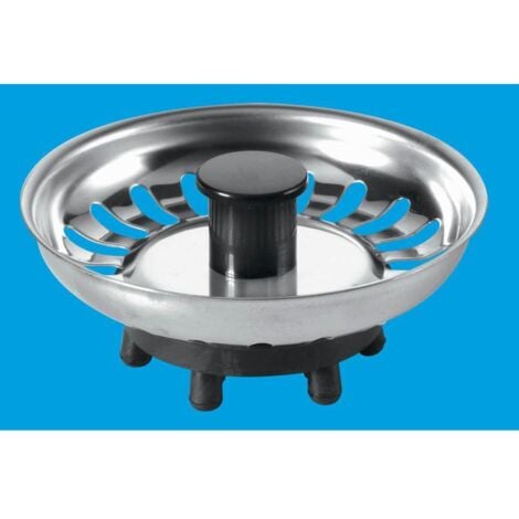McAlpine BSKTOP Basket Strainer Waste Plug - Rubber Seal