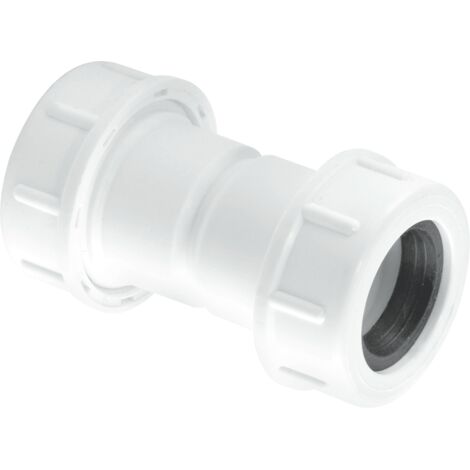 McAlpine R1M 19/23mm Universal Straight Overflow Connector (1/4)