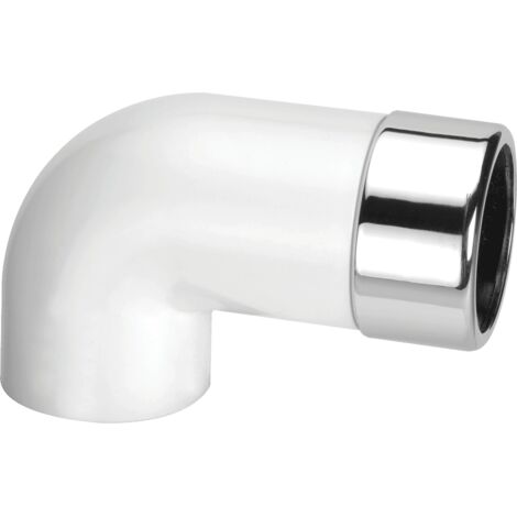 McAlpine Chrome Plated Elongated Brass to ABS 90 Degree Conversion Elbow 32mm ABS32/35A-CB -L (1/5)