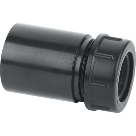 McAlpine R16-BL 1.25" x 19/23mm Reducer in ABS Black (1/5)