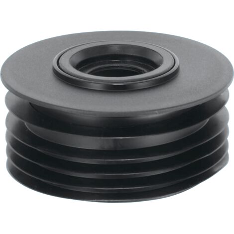 McAlpine DC2-BL Black 4"/110mm Drain Reducer Connector (1/5)
