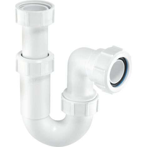 McAlpine ASA10 75mm Water Seal Adjustable Inlet Tubular Swivel 'P' Trap with Multifit Outlet