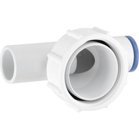McAlpine R15 2 Way Connector: 1½" loose nut x two connections for 19mm pipe, supplied with 1 Plug (1/2)