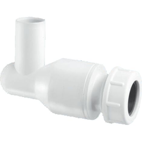 McAlpine R29-NRV 90° Elbow with integral Non-Return Valve Plain Tail Inlet x 19/23mm Universal Outlet (1/2)