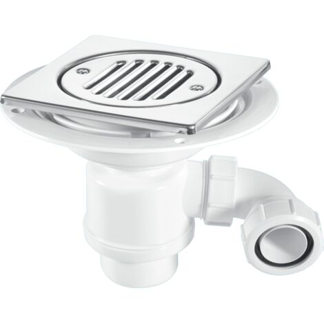 McAlpine TSG1T6SS-STW2R 50mm Water Seal Resealing Trap for Tiled or Stone Floors (1/2)