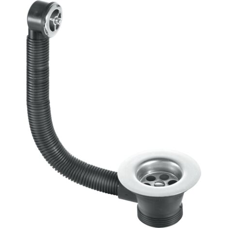 McAlpine FSW2PC Sink Combined Waste and Overflow - Chrome Plated Overflow Grid 1.5" x 85mm Flange (1/5)
