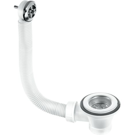 McAlpine 1.25" Combined Waste & Overflow For Vanity Basin (Nut & Bolt Connection) FVW1P (1/3)