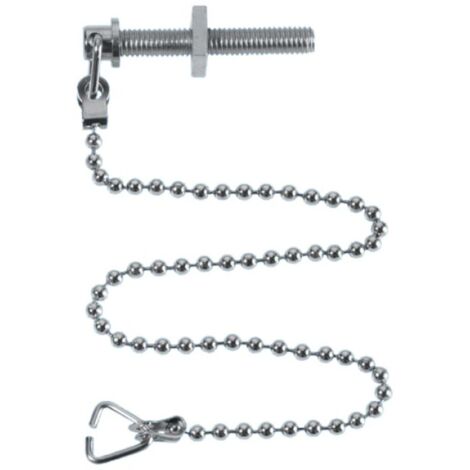 McAlpine 10" Chrome Plated Chain and 2 Triangles, Stay and Nut CH10 (1/3)