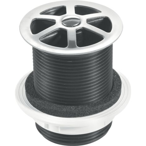 McAlpine 1.5" Stainless Steel Flange Shower Waste 60mm x 70mm Tail CSWU3P (1/3)