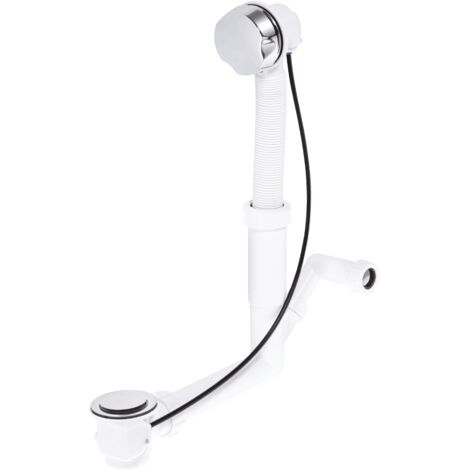 McAlpine PUBX-SP 1.5" x 70mm Chrome Plated Stainless Steel Flange Pop-Up Bath Waste and Overflow (1/4)