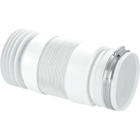 McAlpine WC-F21R 97-107mm Inlet Flexible WC Connector for Back to Wall WC Pan (1/3)