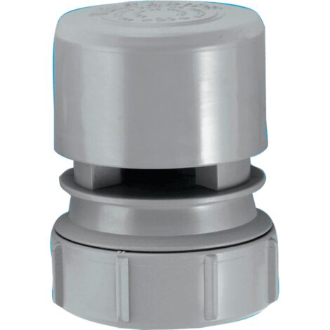McAlpine VP2 Grey Ventapipe 25 Air Admittance Valve with 1.5" Universal Outlet (1/4)