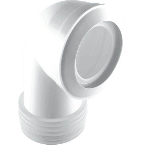 McAlpine MAC-8 97-107mm Inlet x 4"/110mm Outlet 90 Degree Bend MACFIT WC Connector (1/4)