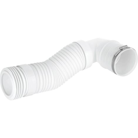 McAlpine Long 90 Degree Bent Back to Wall Flexible WC Connector 4'' WC-CON8F-BTW (1/5)