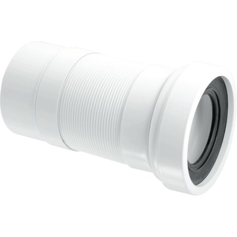McAlpine WC-F26P 97-107mm Inlet x 110mm Plain End Outlet Straight Flexible WC Connector (1/3)