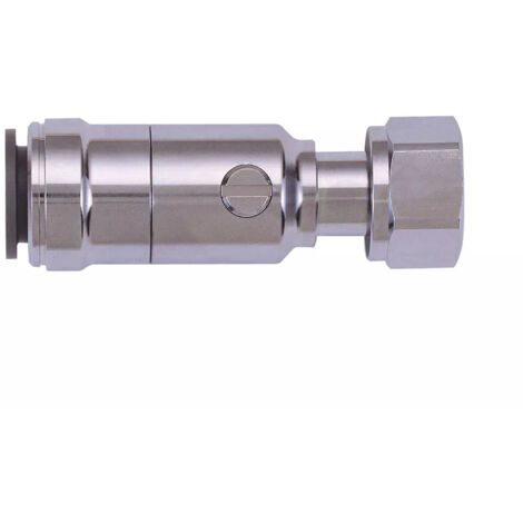 John Guest Speedfit Chrome Plated Service Valve 15mm X 1/2