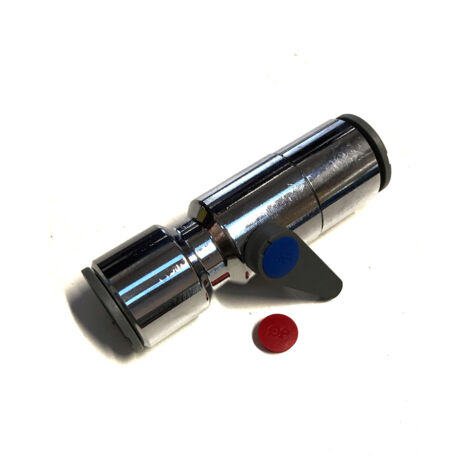 John Guest Speedfit Chrome Plated Lever Ball Valve 15mm (15BV) (Pack of 5) (1/3)
