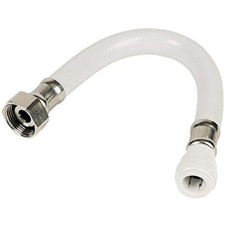 John Guest Speedfit White PVC Hose 300mm - 15mm X 1/2" TC (Pack Of 2) (1/5)