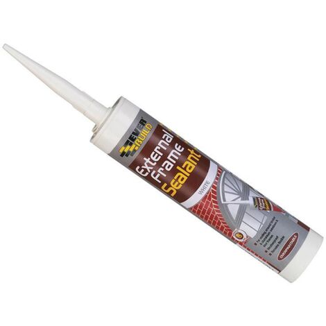 Everbuild External Frame Sealant Stone 290ml (Pack of 4)
