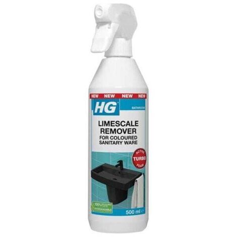HG 428050106 Limescale Remover for Coloured Black Grey Gold Sanitary Ware 500ml