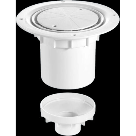 McAlpine TSG2WH 75mm Water Seal Trapped Gully & Cover Plate (1/5)