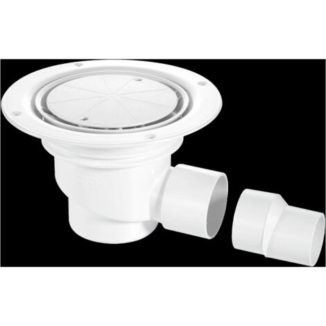McAlpine TSG1-WH 75mm Water Seal Gully for Sheet Flooring (1/5)