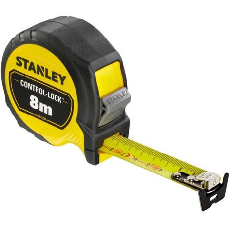 Stanley STA037232 8m Metric Control Grip Trade Tape Measure Magnetic STHT37232-0