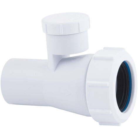 McAlpine 1 1/4" Anti Siphon Adaptor - White (1/2)