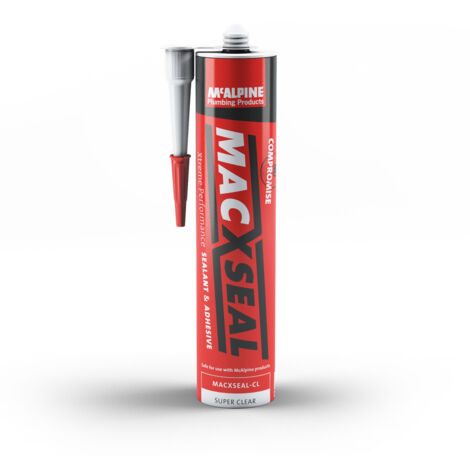 McAlpine MACXSEAL-CL Hybrid Sealant & Adhesive 290ml CLEAR (1/2)