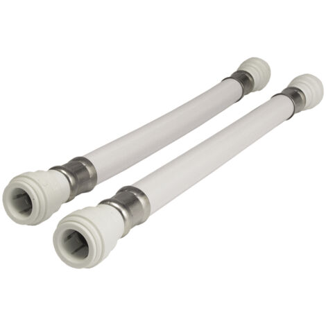 John Guest Speedfit White PVC Hose 500mm - 15mm X 15mm (1/2)