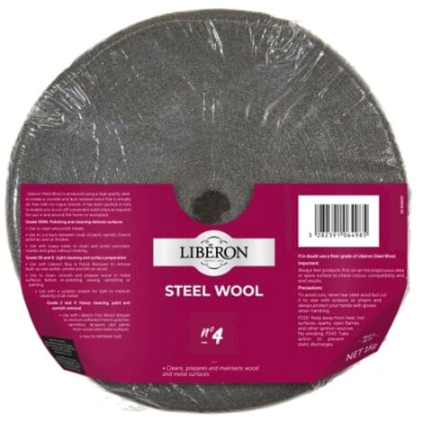 Liberon 126946 Steel Wool Grade 4 1kg LIBSW41KGN