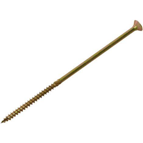 Forgefix Spectre Pz Compatible Wood Screw Csk ZYP - 8.0 x 200mm (Box of 50)