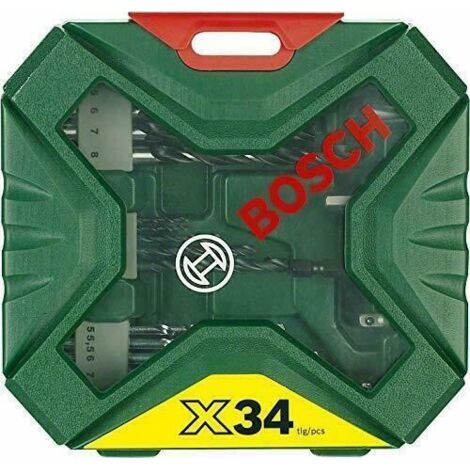 Bosch 2607010608 X-Line Classic Drill & Screwdriver Bit Set 34 Piece
