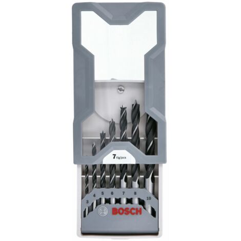 Bosch 2607017034 Professional Robust Line Brad Point Drill Bit Set, 7 Piece BPA607017034