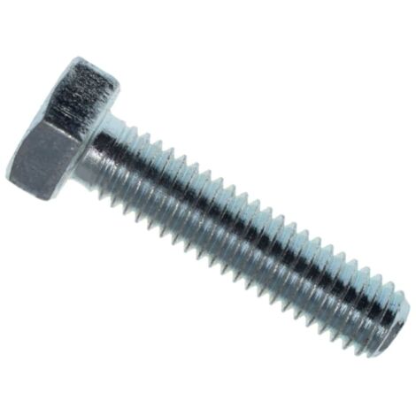 METALMATE High Tensile Set Screw Zp M6 x 25mm Box 50