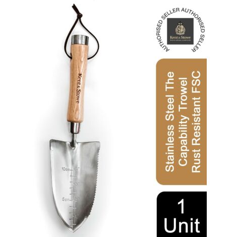 Kent & Stowe Stainless Steel The Capability Trowel Rust Resistant FSC