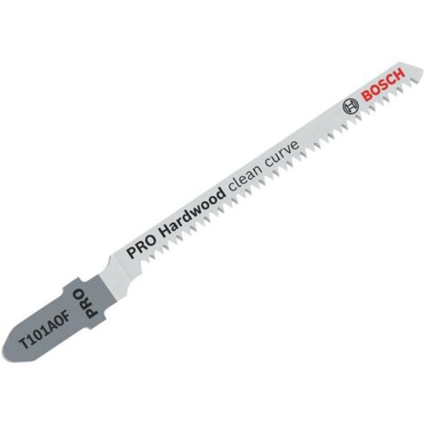 Bosch T101AOF Jigsaw Blade Pack of 3 for Hardwood Cuts