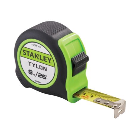 Stanley STHT30604-1 Green Hi-Vis Hi-Viz 8m 26ft Tylon Tape Measure STA130604HG