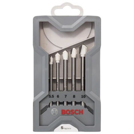 Bosch CYL-9 Ceramic Tile Drill Bit Set - 5 Pieces, Durable
